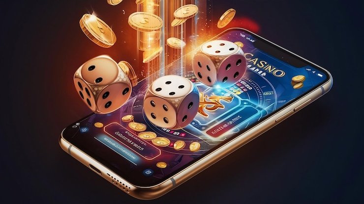 Pengguna mengakses aplikasi hiburan digital dengan tampilan modern dan aman
