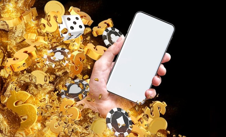 Pengguna yang menggunakan ponsel dengan tampilan aplikasi sports betting hqtoto805 yang mudah digunakan